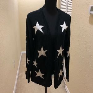 Swell navy and white star sweater